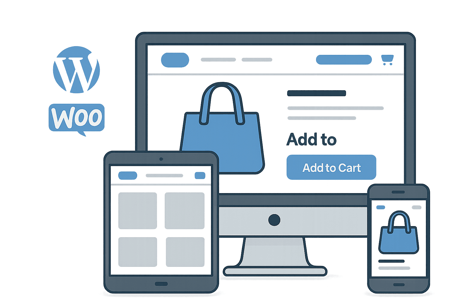 Dieseño de ecommerce con woocomerce y shopify