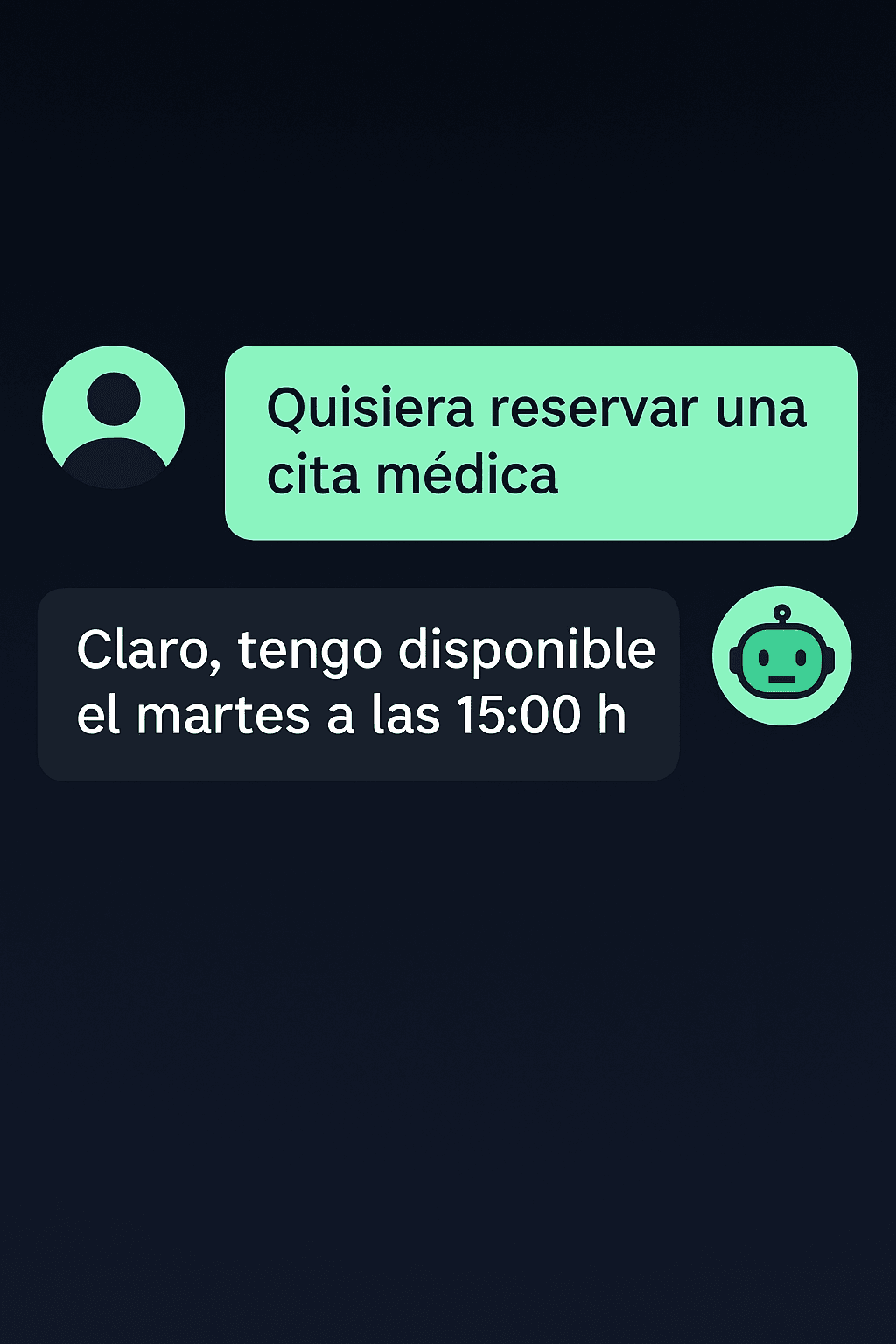 Chat entre persona y una IA